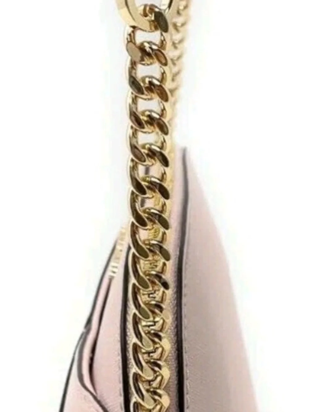 Michael Kors Pale Pink Chain Strap Crossbody Bag